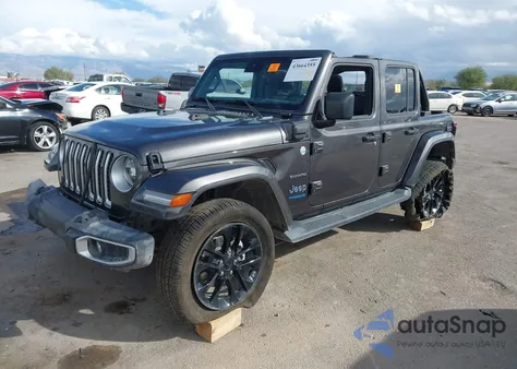 2021 Jeep Wrangler 4Xe Unlimited Sahara 4X4 из США, поврежденный, VIN 1C4JJXP68MW787917